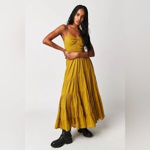 free people sundrenched solid maxi dress Free People Pink Sundrenched Solid Maxi Dress